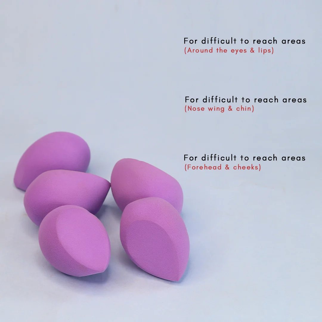 Cuffs N Lashes Makeup Blender/Sponge -Purple - Image 4