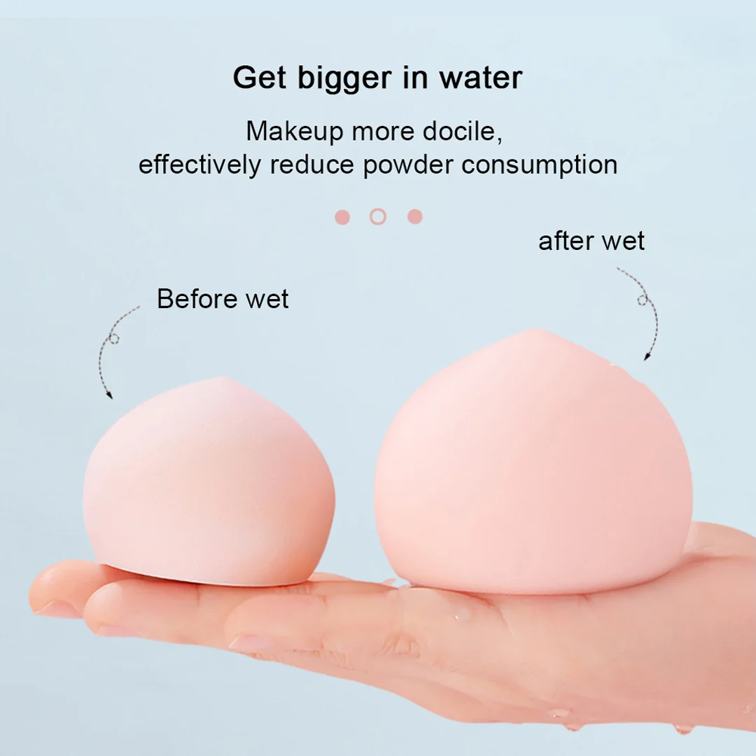 Cuffs N Lashes Makeup Blender/Sponge Fruit Series - Peach - Image 3