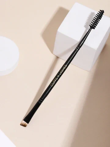 Cuffsnlashes Makeup Brushes E002 - Fine Angled   Brow Brush & Spoolie - Image 9