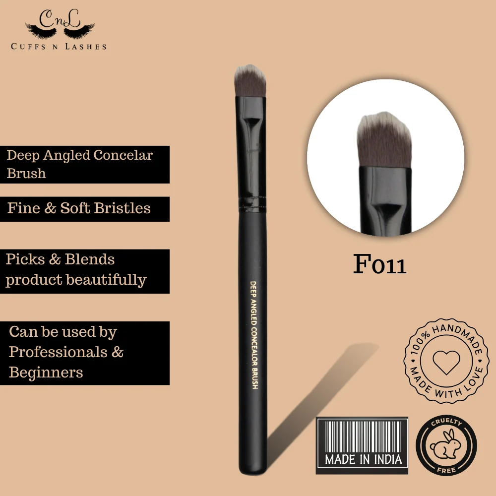 Cuffs N Lashes Makeup Brushes, F011 Concealor Brush - Image 11