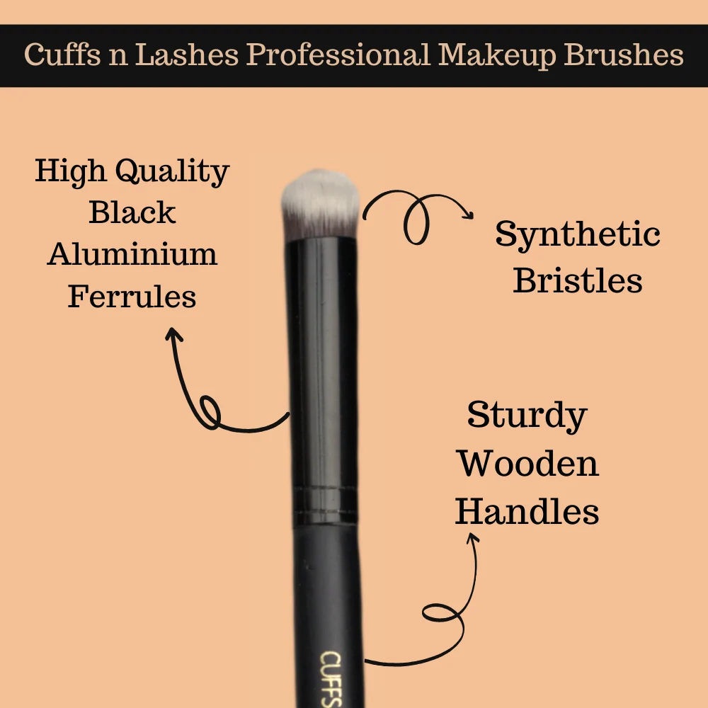 Cuffs N Lashes Makeup Brushes, F011 Concealor Brush - Image 3