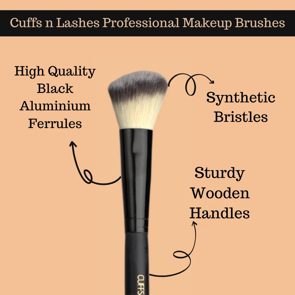 Cuffs N Lashes Makeup Brushes, F012 Contour Brush - Image 4