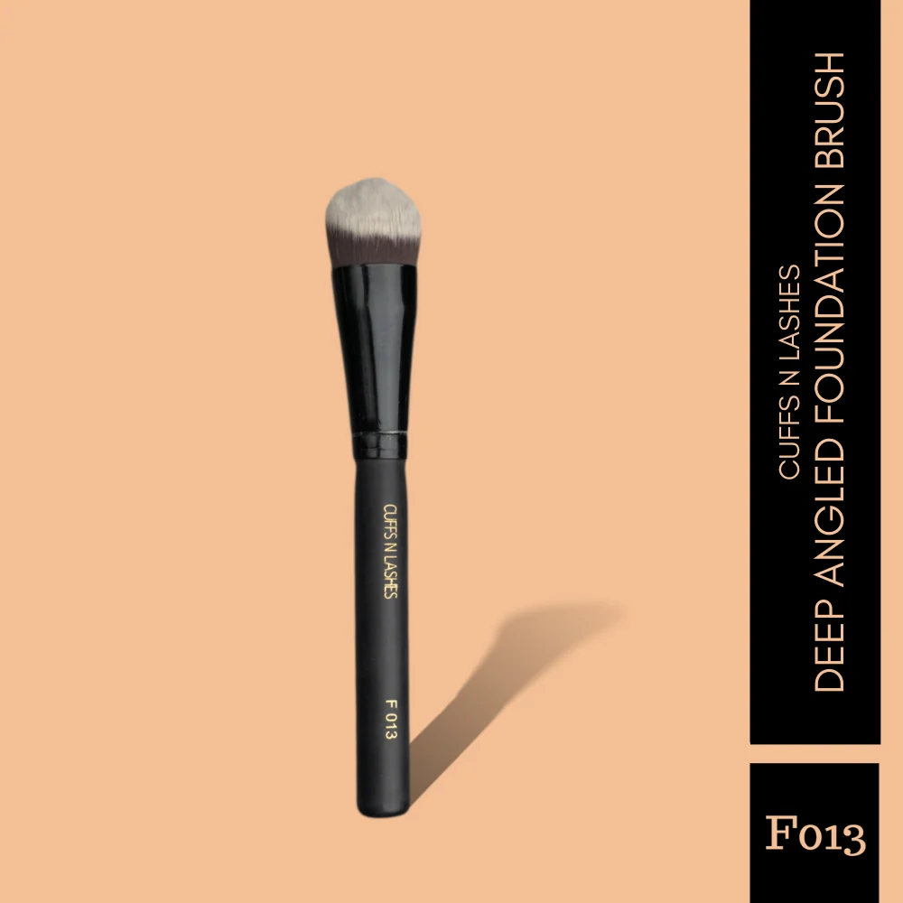 Cuffs N Lashes Makeup Brushes, F013 Foundation Brush - Image 3