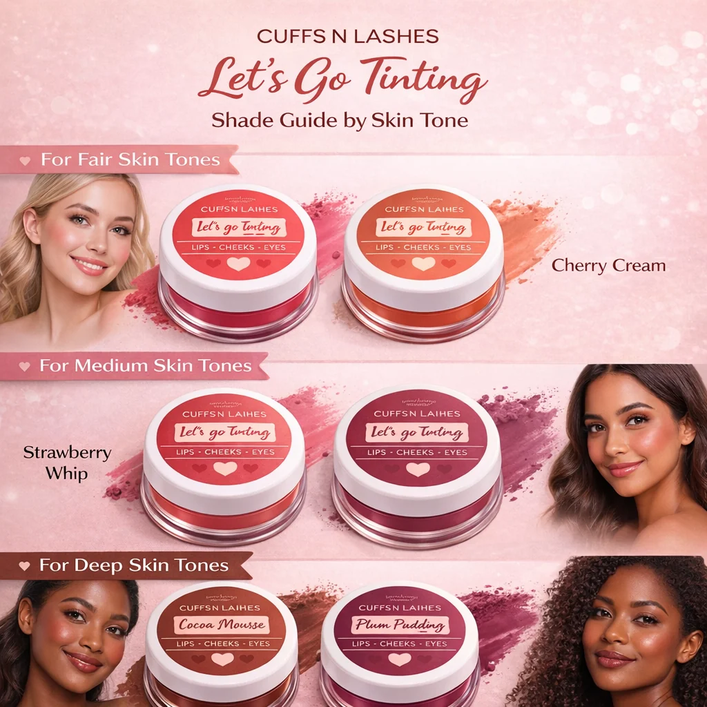 Cuffs N Lashes Let’s Go Tinting Set of 6 – Mini Lip, Cheek & Eye Tints - Image 5